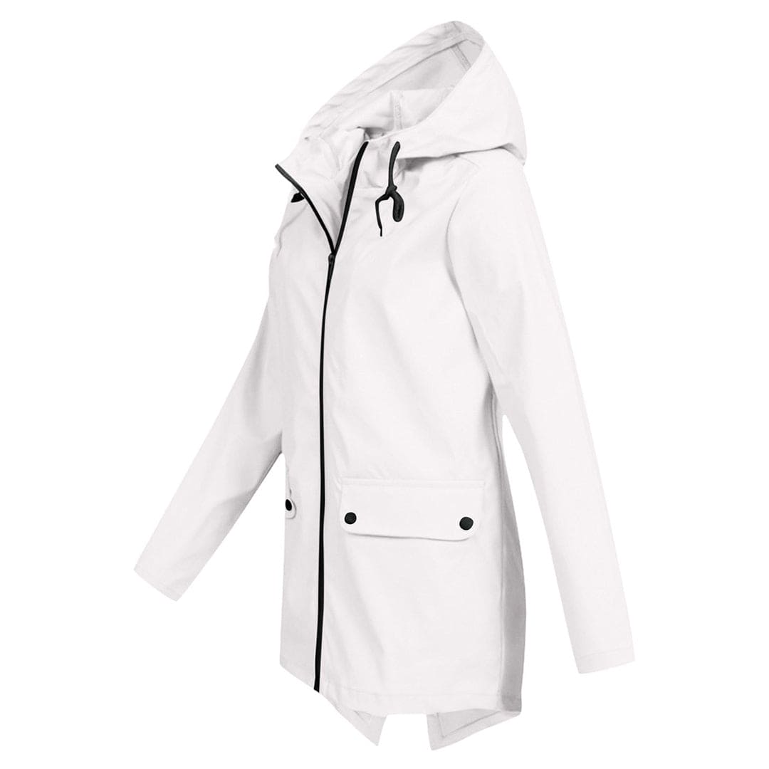 Angela | Bequeme Wasserdichte jacke mit Kapuze