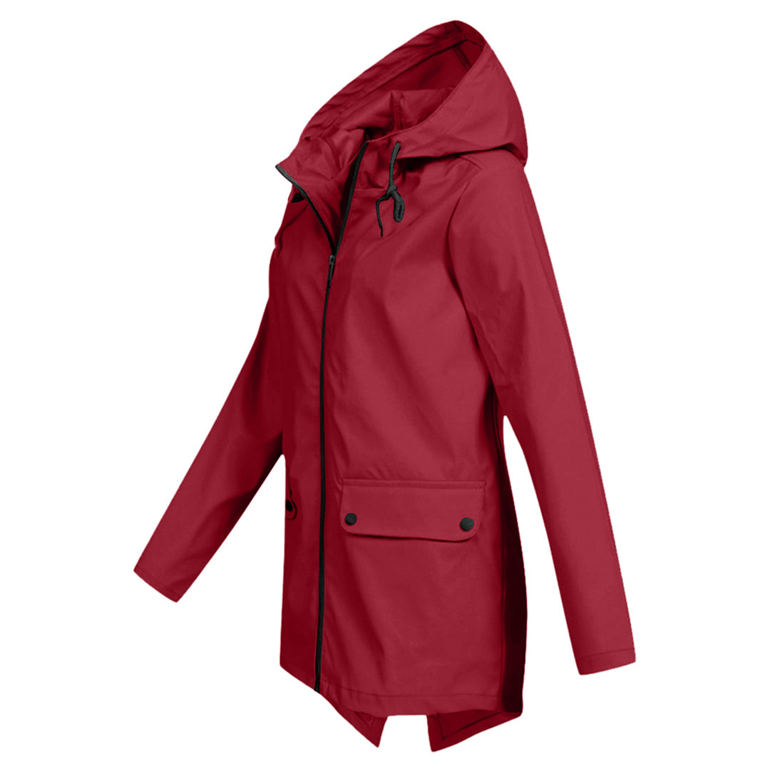 Melanie | Stylische wasserdichte Kapuzenjacke