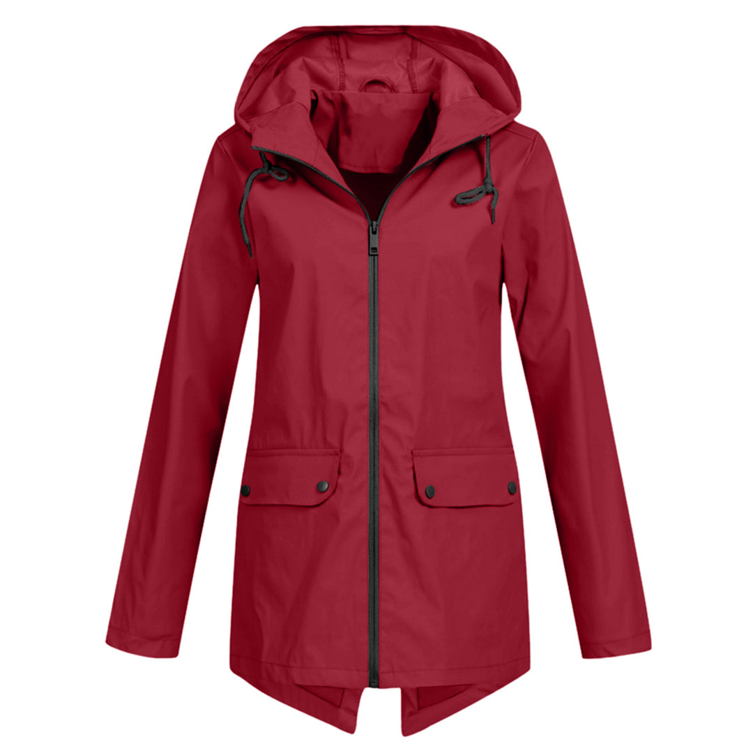 Melanie | Stylische wasserdichte Kapuzenjacke