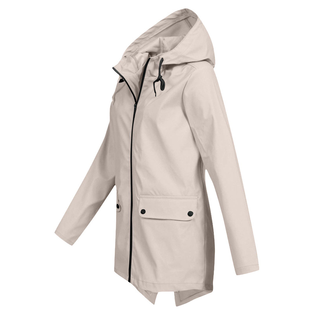 Melanie | Stylische wasserdichte Kapuzenjacke