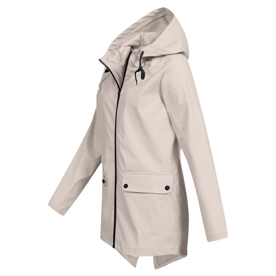 Angela | Bequeme Wasserdichte jacke mit Kapuze