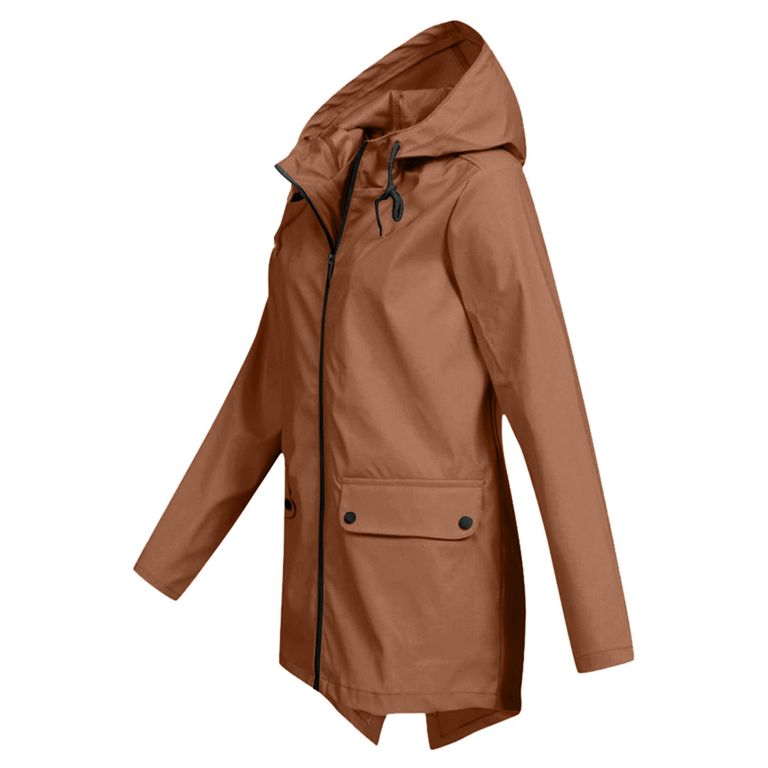 Melanie | Stylische wasserdichte Kapuzenjacke