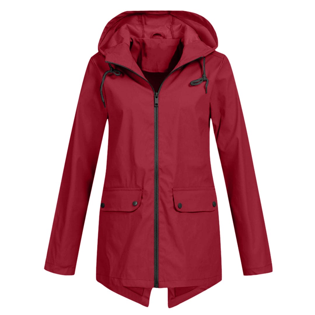 Angela | Bequeme Wasserdichte jacke mit Kapuze