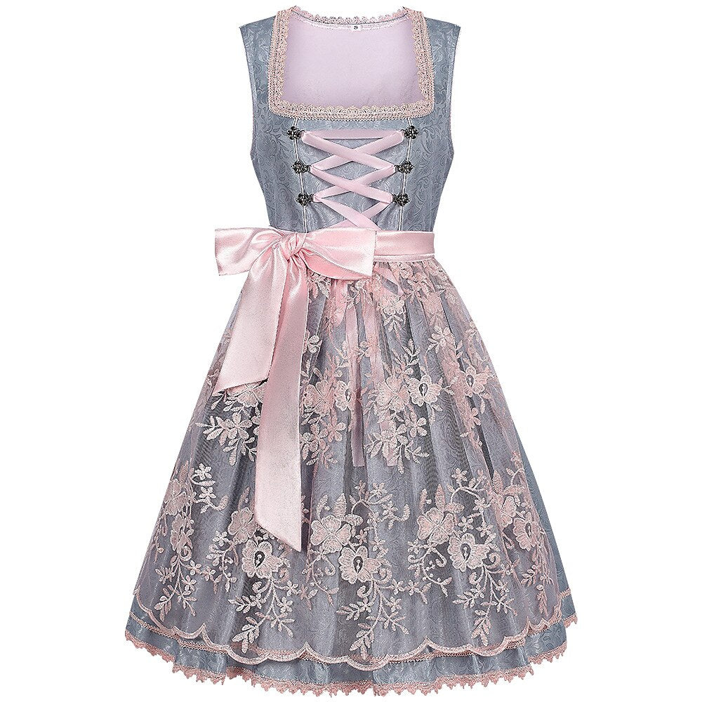 Elfriede | Besticktes Spitzen-Dirndlkleid für das Oktoberfest