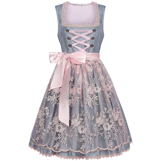Elfriede | Besticktes Spitzen-Dirndlkleid für das Oktoberfest