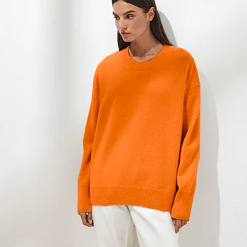 Leonie | Klassischer Damen-Kaschmirpullover