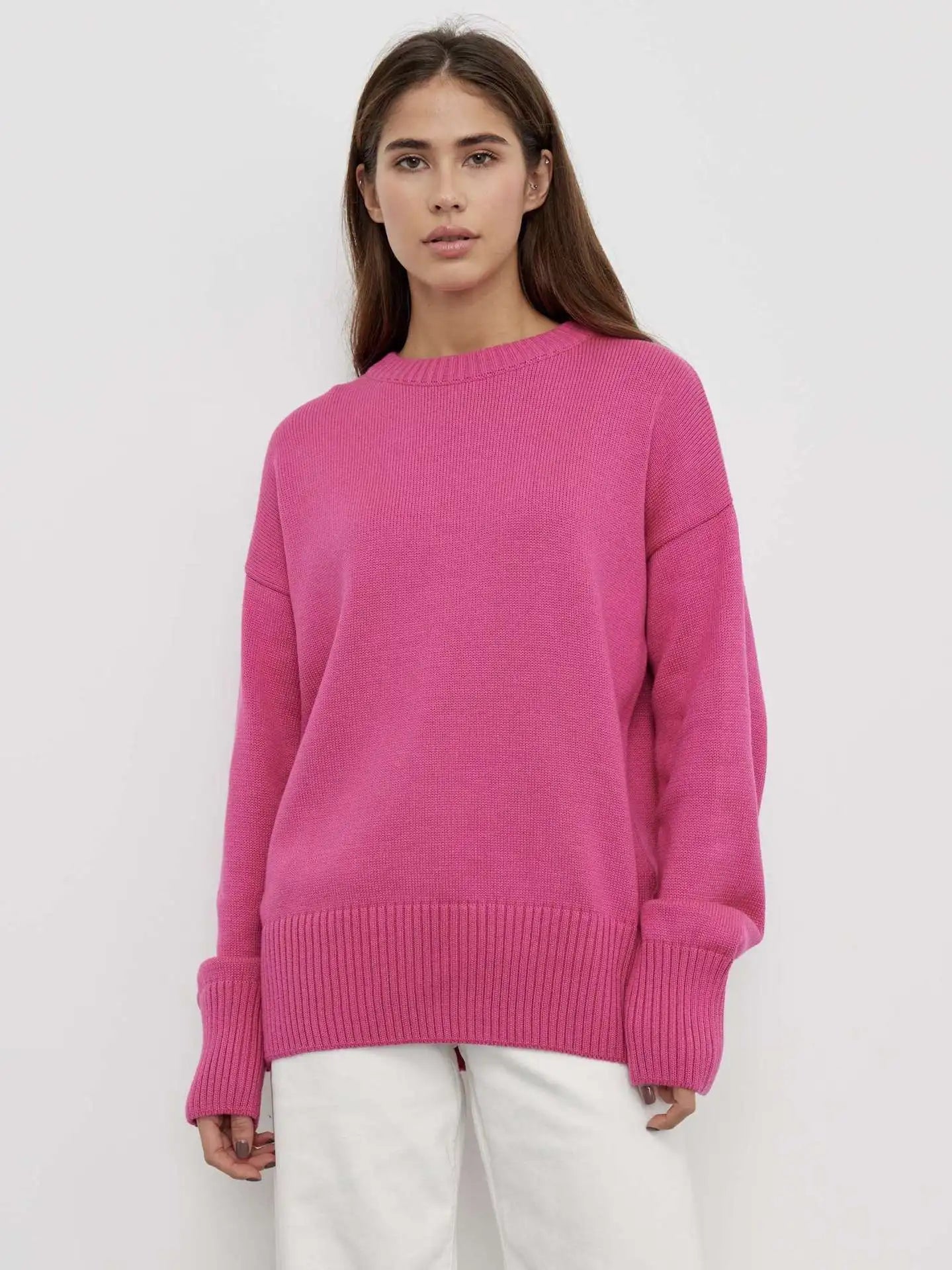 Leonie | Klassischer Damen-Kaschmirpullover