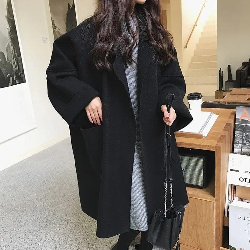 Carmen | Damen Winter Mantel mit Lockerer Passform