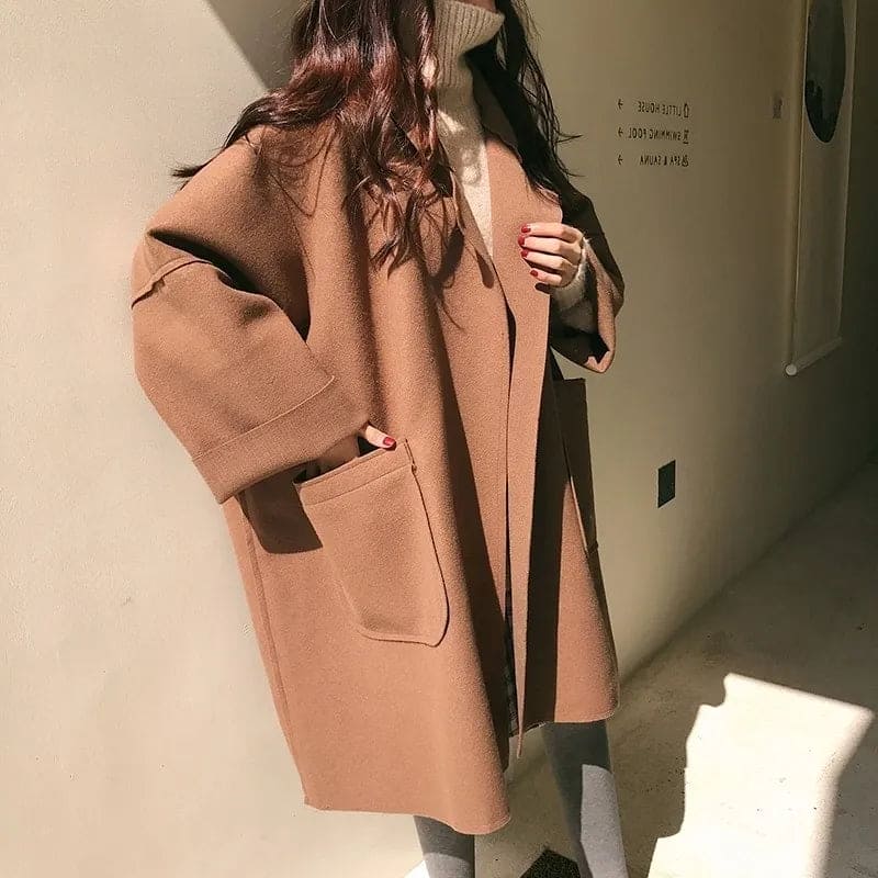 Carmen | Damen Winter Mantel mit Lockerer Passform