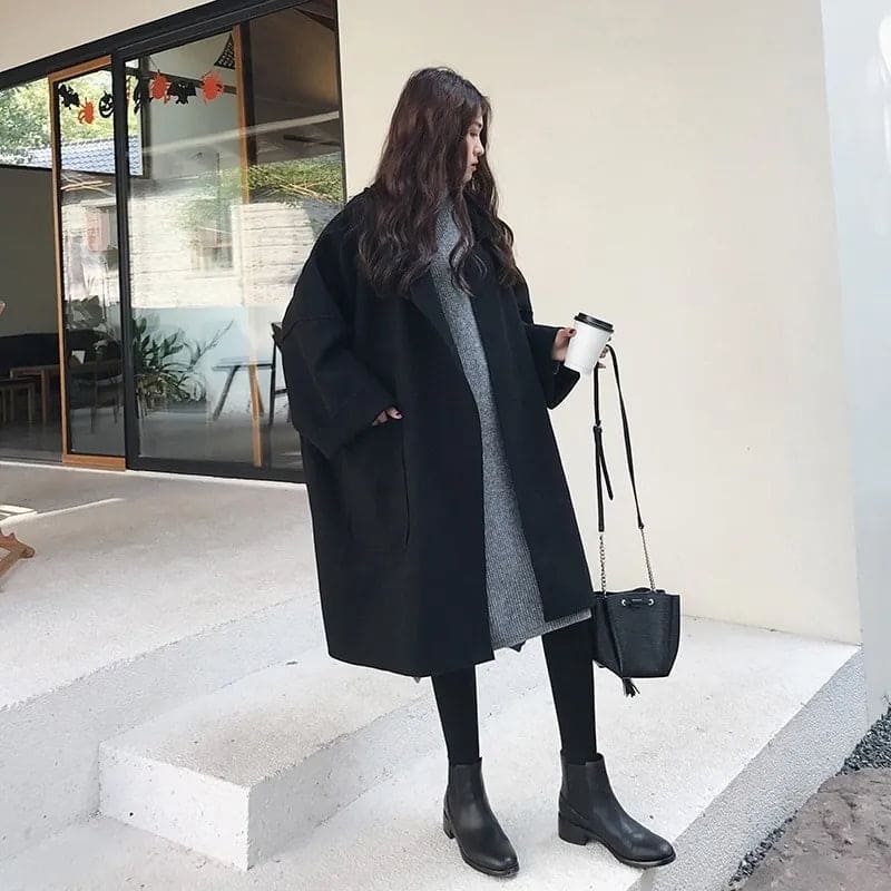 Carmen | Damen Winter Mantel mit Lockerer Passform