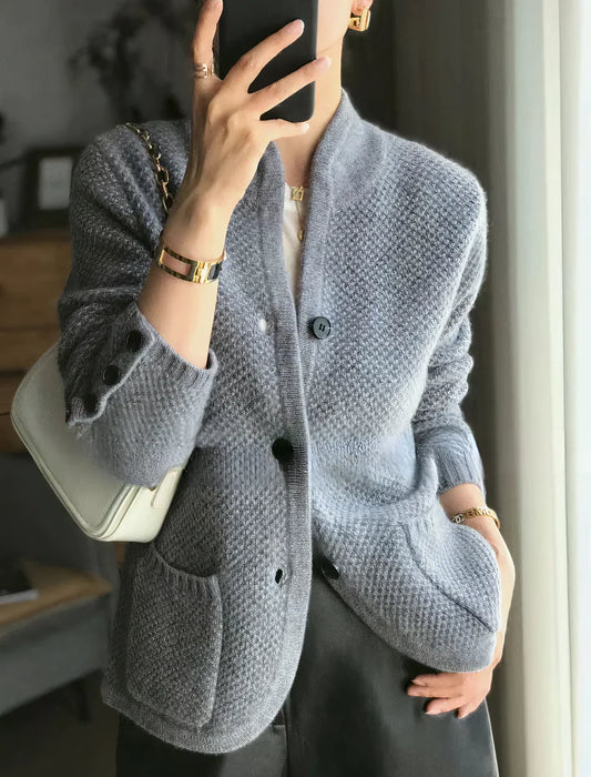 Dorothea | Elegante Strickjacke Knöpfen für Damen
