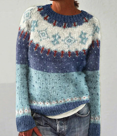 Angela | Damen Weicher Warmer Winterpullover