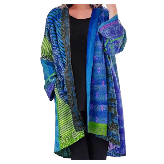 Daniela | Farbiger Kimono mit Muster