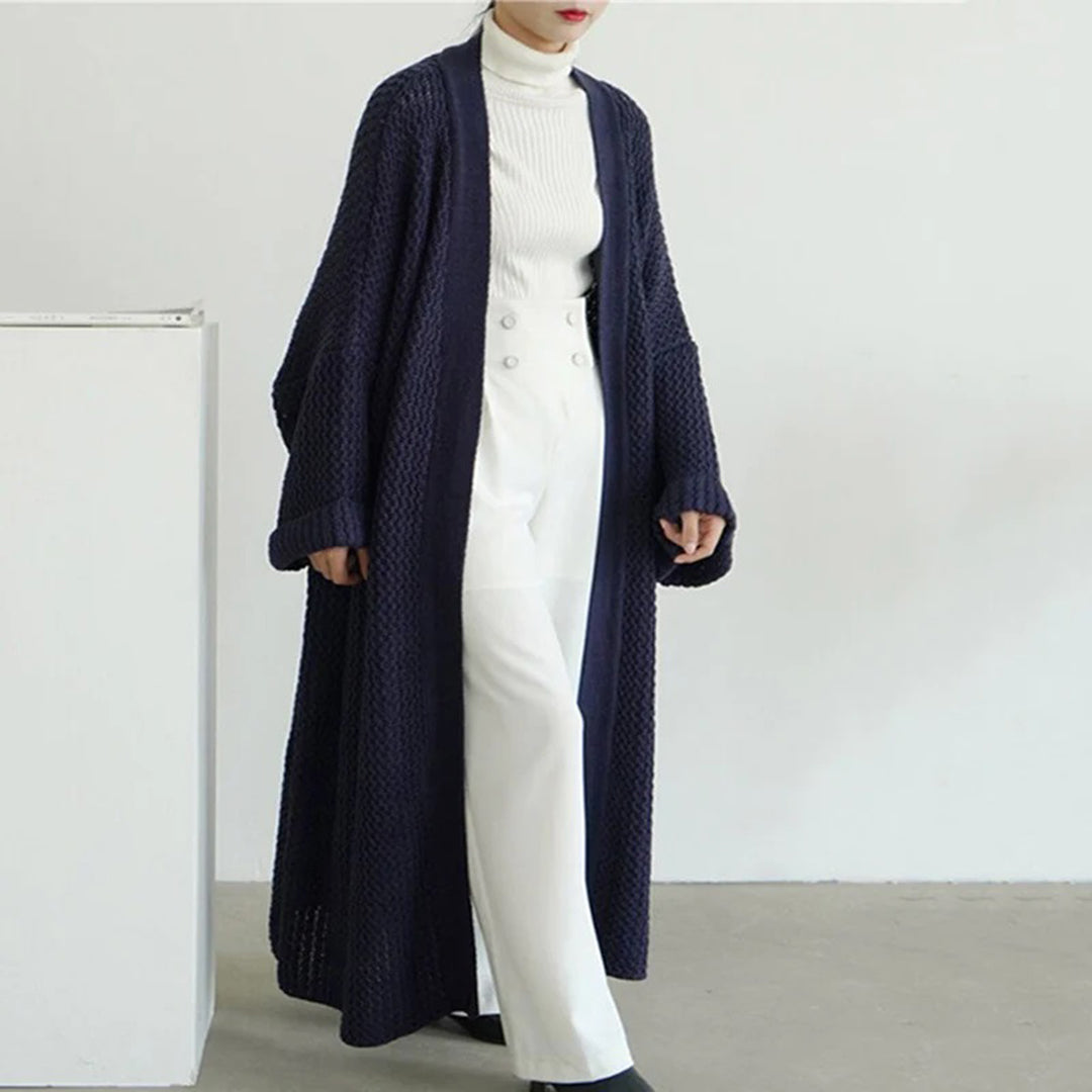 Leonie | Gemütlicher Damen Langstrick-Cardigan