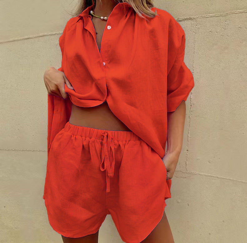 Doris | Hemd-und-Shorts-Set