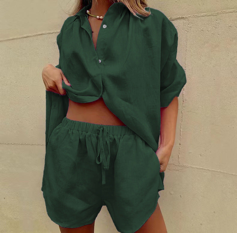 Doris | Hemd-und-Shorts-Set