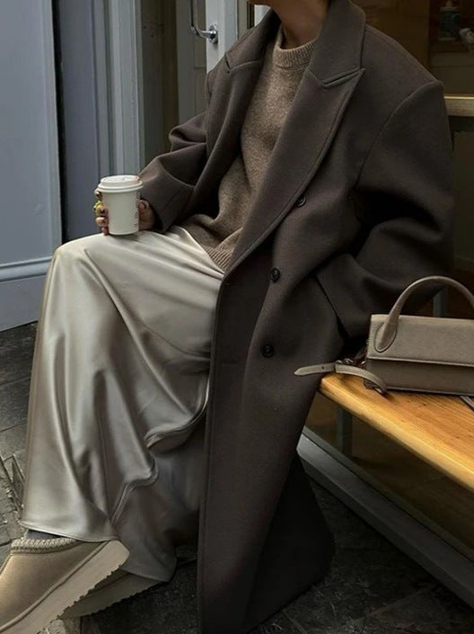 Marie | Damen Oversized Langer Wintermantel