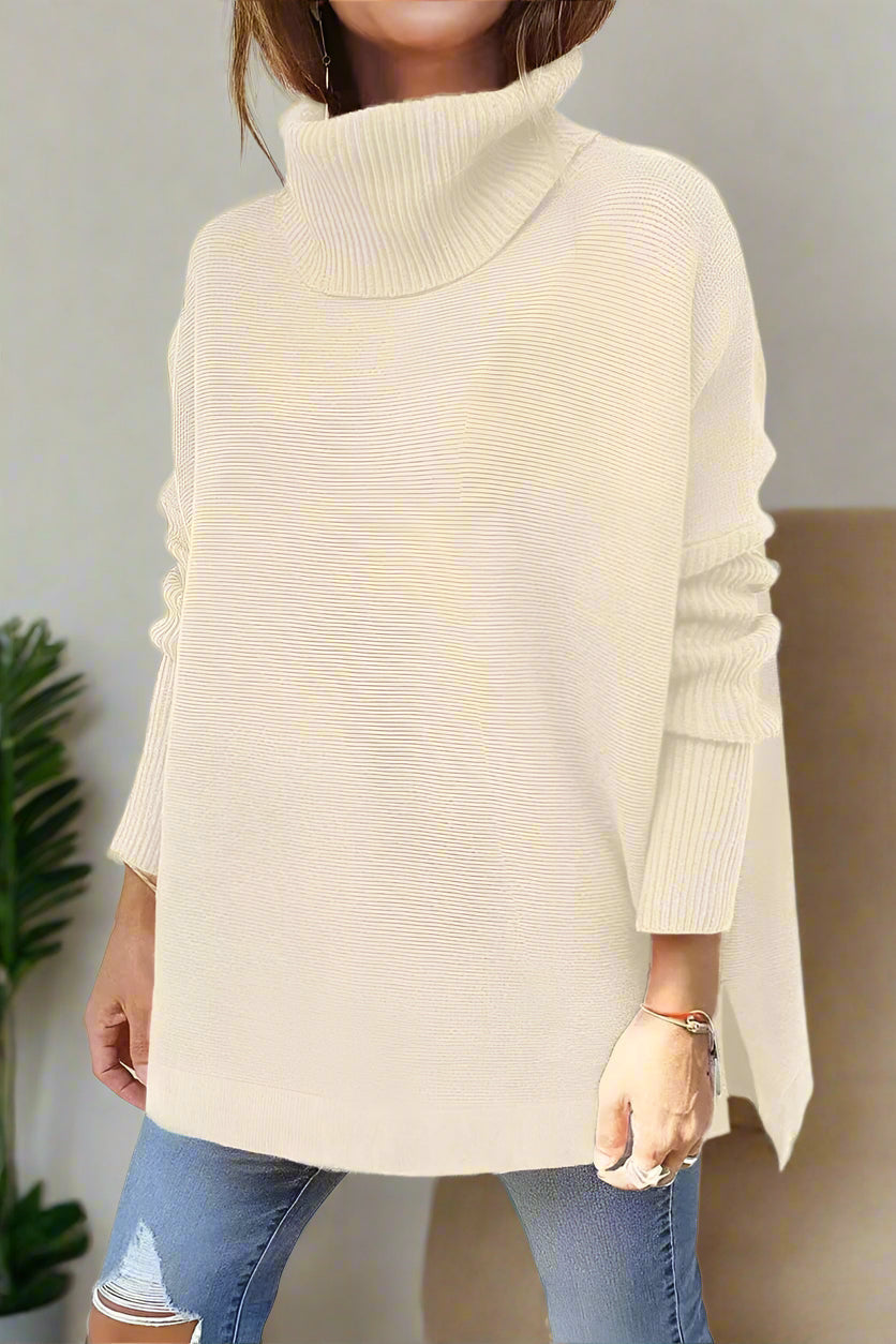 Andrea | Damen Winterweiter Rollkragenpullover