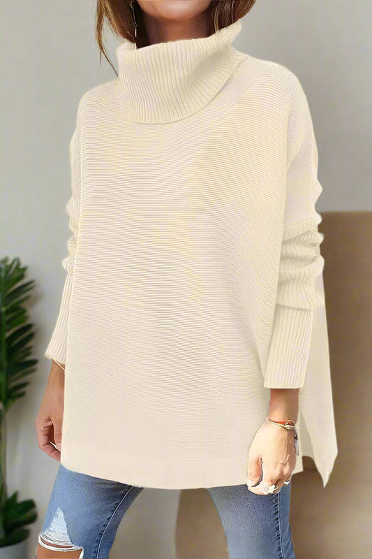 Andrea | Damen Winterweiter Rollkragenpullover