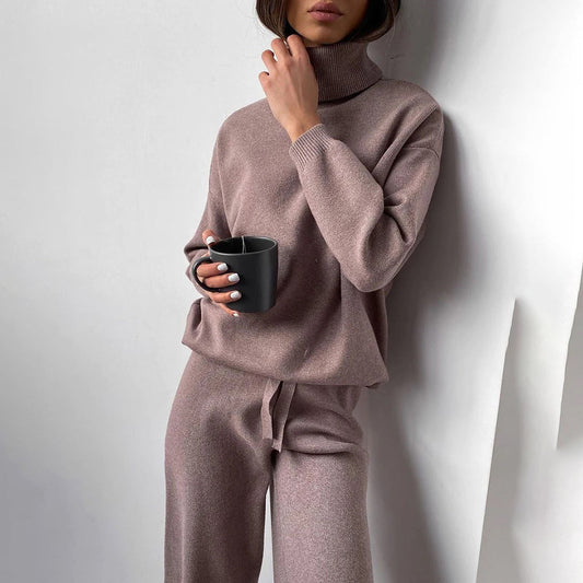 Karin | Damen Gemütliches Loungewear Set mit Hohem Kragen