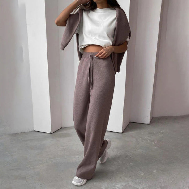 Karin | Damen Gemütliches Loungewear Set mit Hohem Kragen