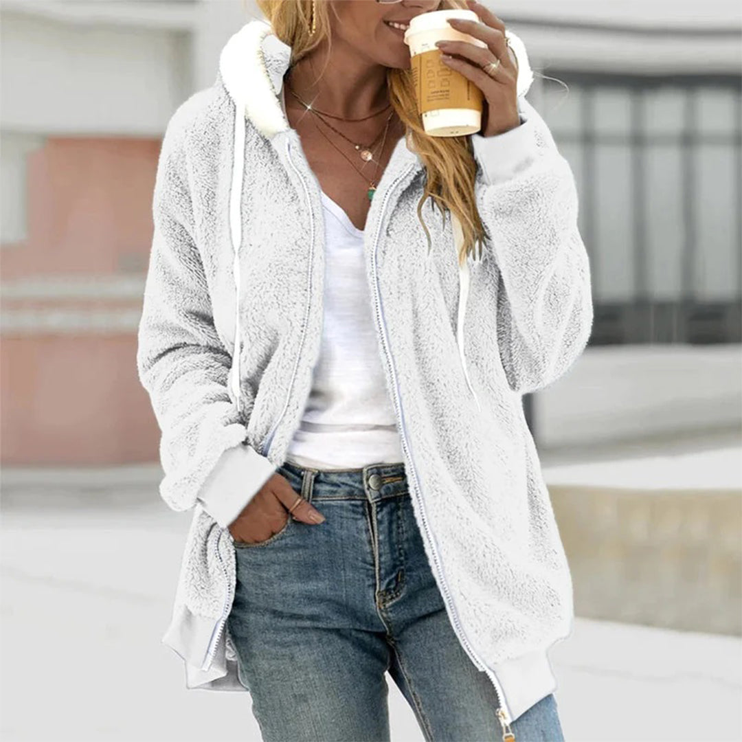 Isabella | Bequemer Cardigan mit Kapuze für Damen