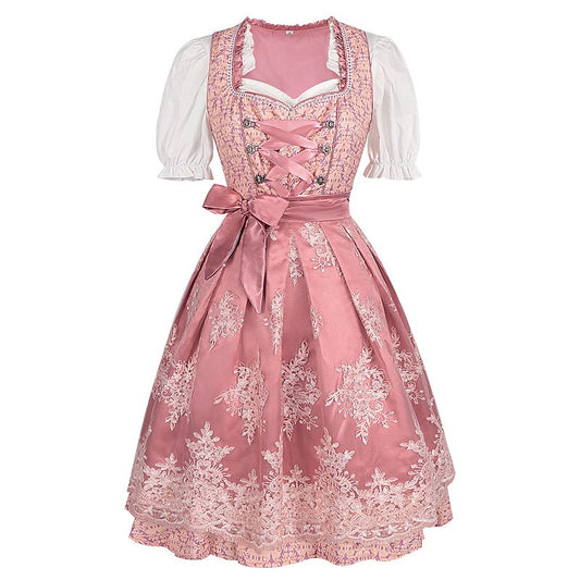 Franziska | Traditionelles Oktoberfest-Dirndl mit Satinschleife