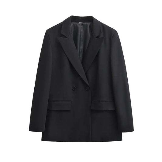 Monika | Bequemer Winterblazer für Damen mit Knöpfen und Taschen