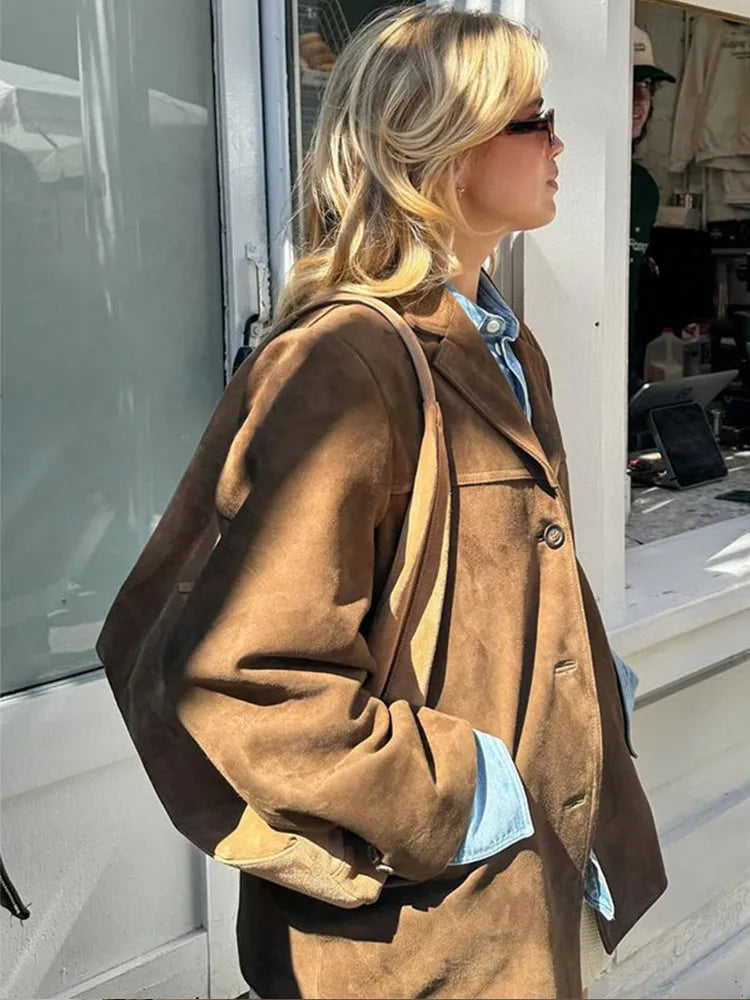 Felicia | Stilvolle Freizeitjacke in Braun