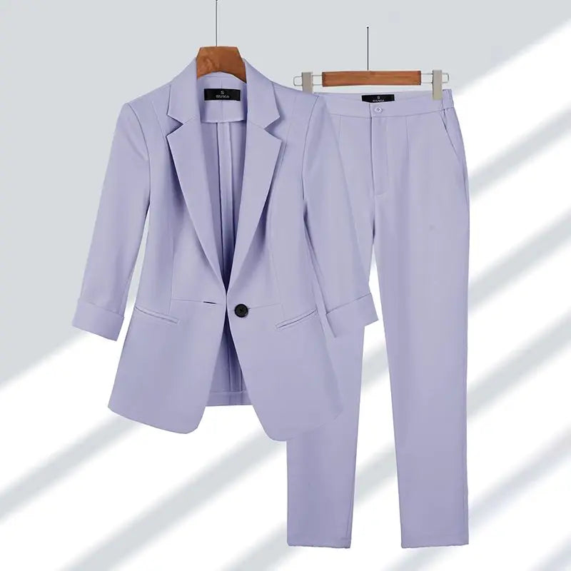 Monika | Maßgeschneiderter Business Anzug für Damen Zweiteiliges Set