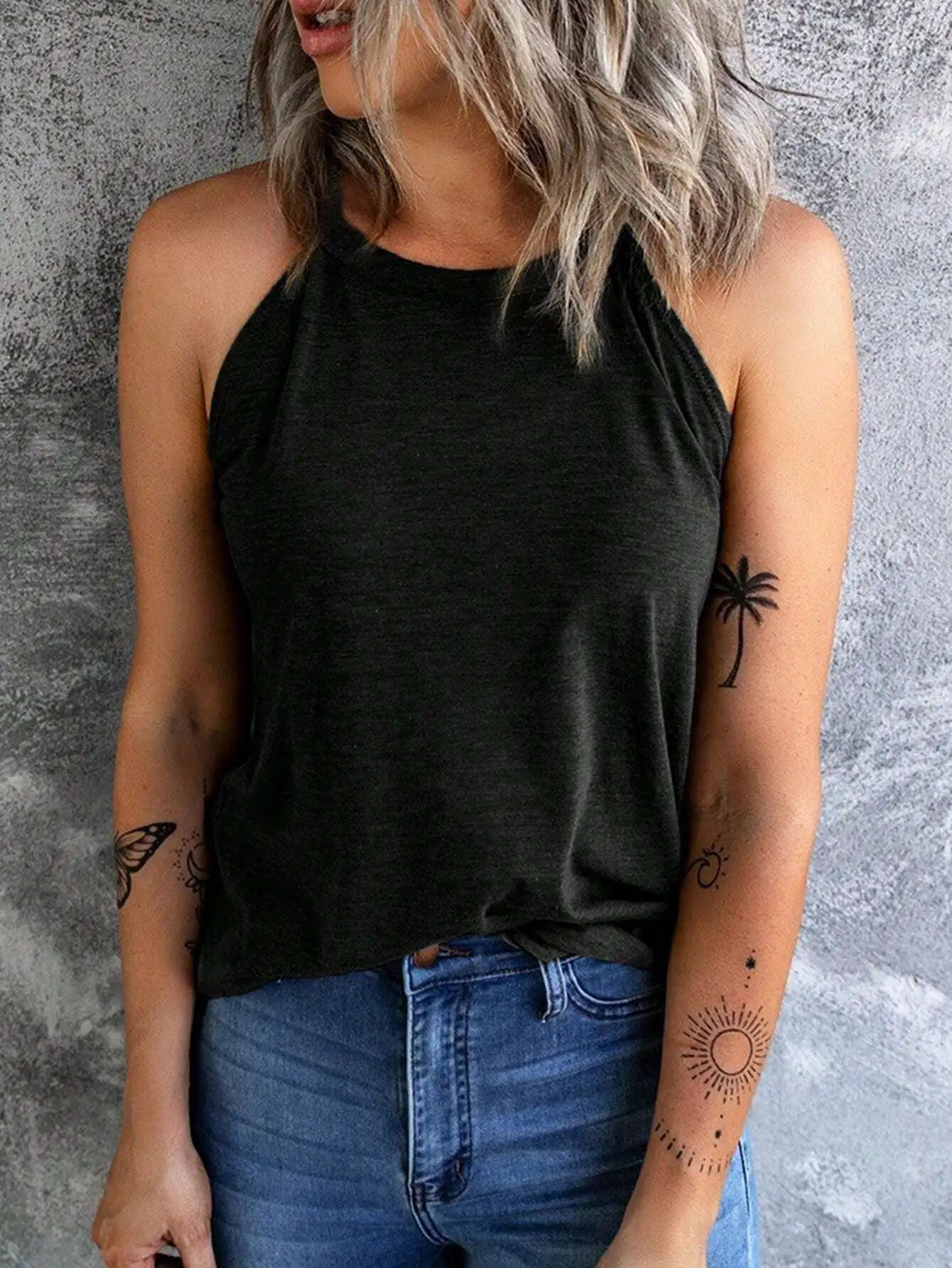 Magdalena | Damen Sommer-Freizeit-Tanktop ohne Ärmel