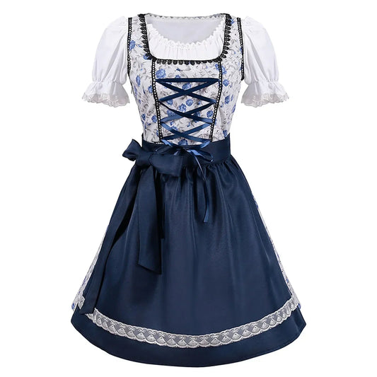 Eva | Klassisches Bayerisches Dirndlkleid mit Puffärmeln