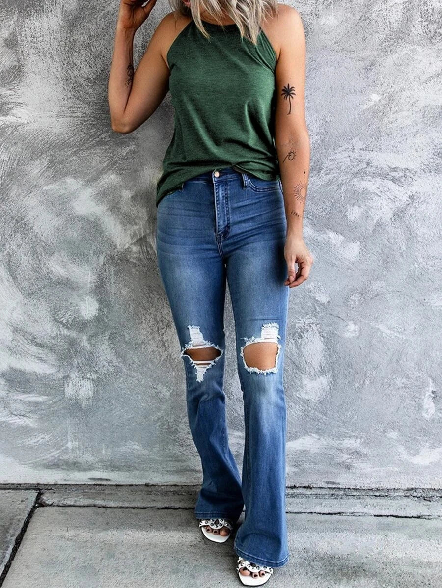 Magdalena | Damen Sommer-Freizeit-Tanktop ohne Ärmel