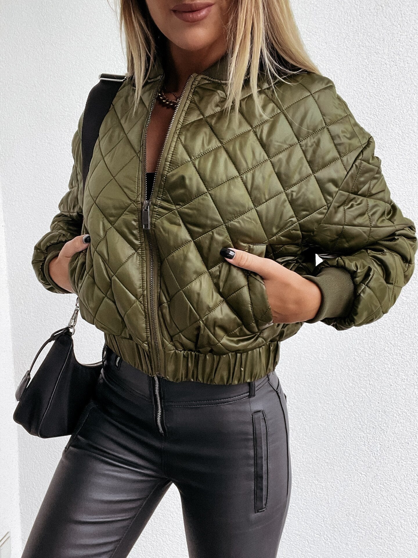 Lara | Damen Winter-Stepp-Bomberjacke