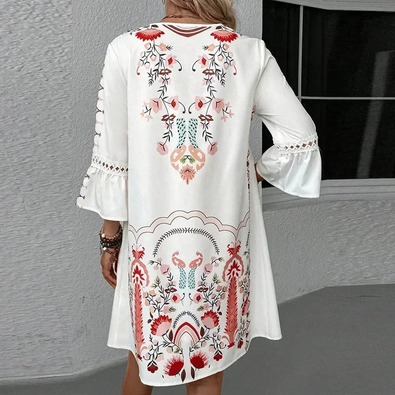 Kirsten | Bequemes Boho-Sommerkleid