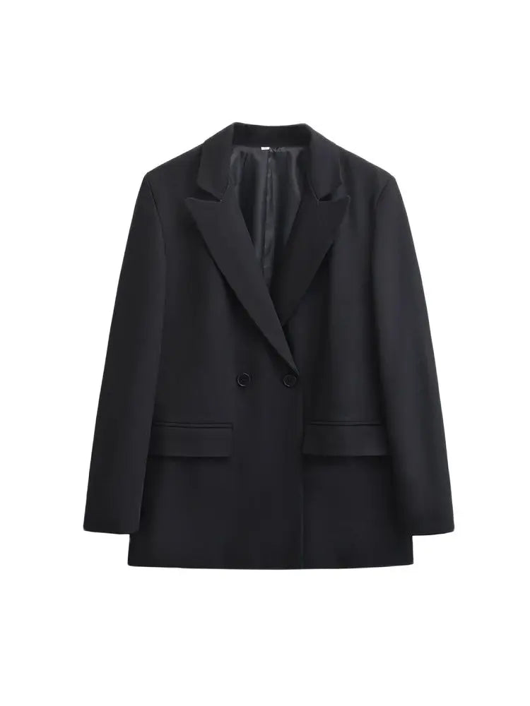 Monika | Bequemer Winterblazer für Damen mit Knöpfen und Taschen