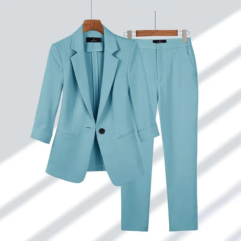Monika | Maßgeschneiderter Business Anzug für Damen Zweiteiliges Set