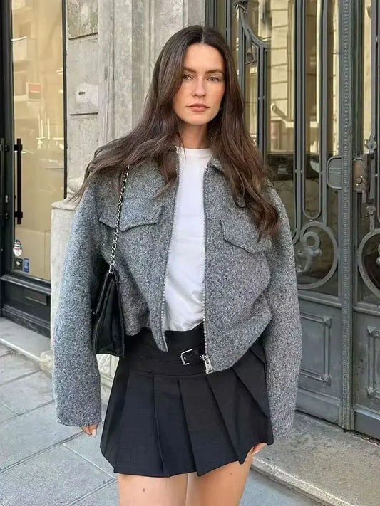 Martina | Frauen Winterjacke mit Reißverschluss