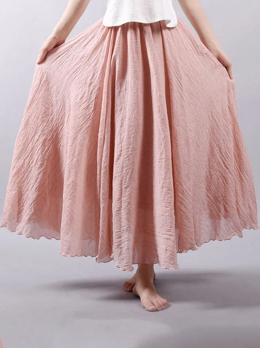Petra | Luftiger Maxi-Rock mit Hoher Taille