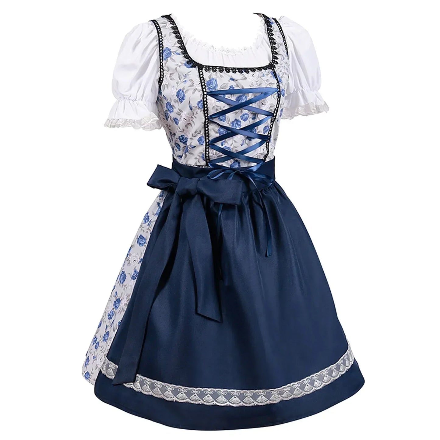 Eva | Klassisches Bayerisches Dirndlkleid mit Puffärmeln
