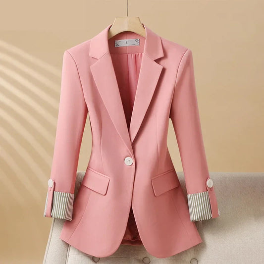Marissa | Damen Winter Klassischer Blazer mit Knöpfen