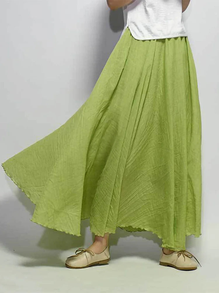 Petra | Luftiger Maxi-Rock mit Hoher Taille