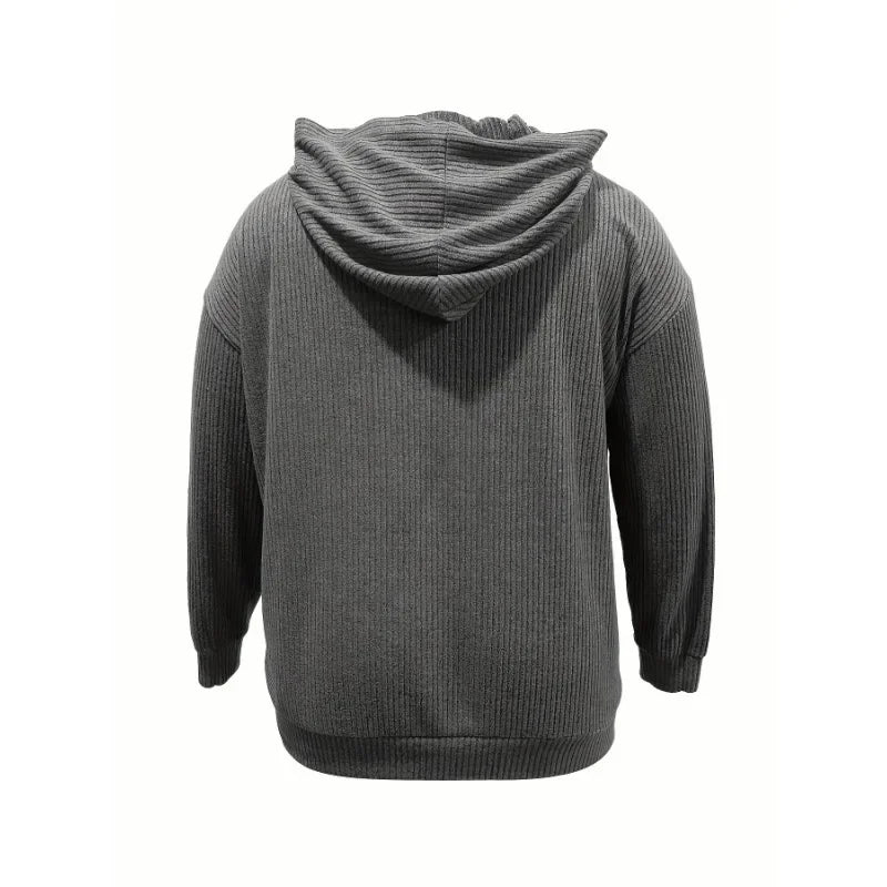 Theresa | Damen Winter-Hoodie-Jacke mit Reißverschluss