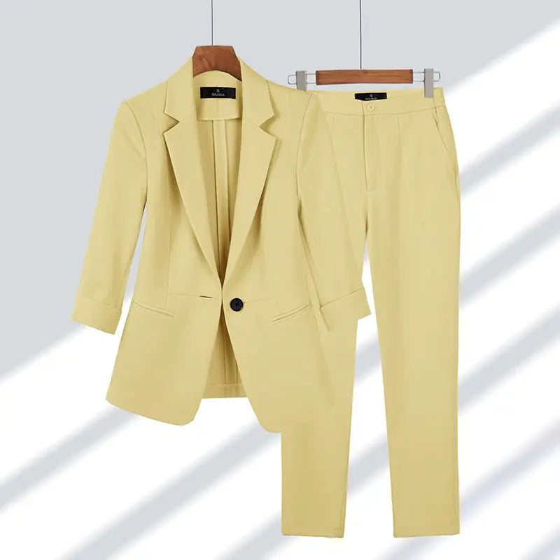 Monika | Maßgeschneiderter Business Anzug für Damen Zweiteiliges Set
