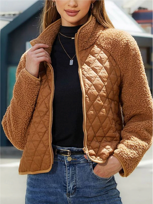 Katharina | Kuschelige Jacke mit Innenfutter Damen