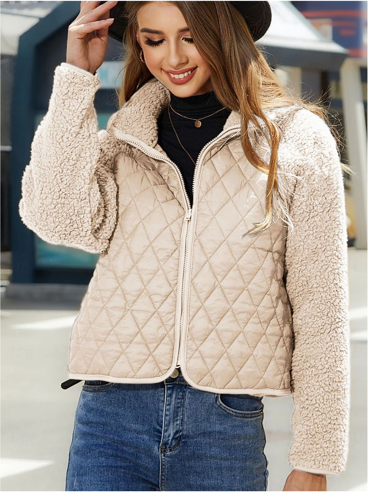 Katharina | Kuschelige Jacke mit Innenfutter Damen
