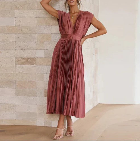 Elke | Stilvolles Und Bequemes Plissiertes Kleid