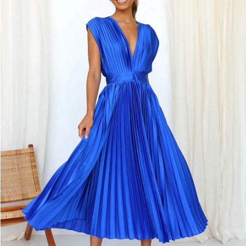Elke | Stilvolles Und Bequemes Plissiertes Kleid