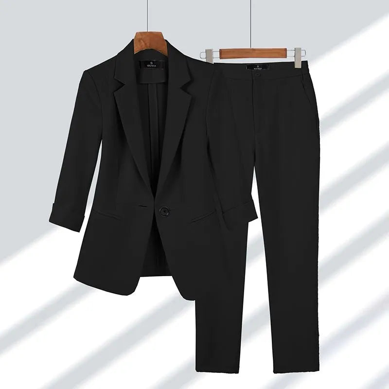 Monika | Maßgeschneiderter Business Anzug für Damen Zweiteiliges Set