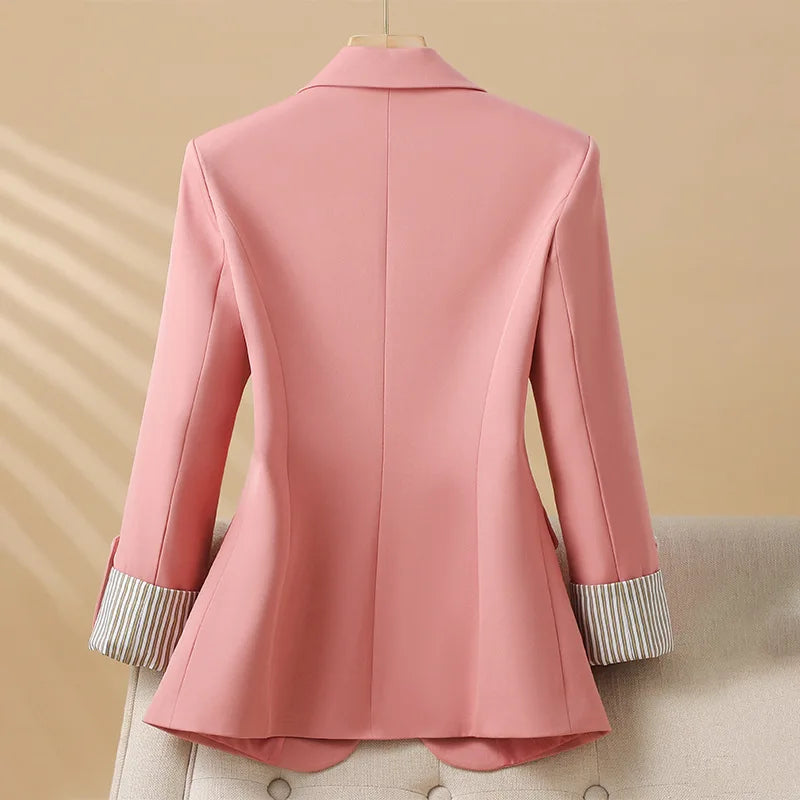 Marissa | Damen Winter Klassischer Blazer mit Knöpfen